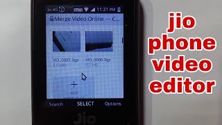 Jio Phone  online movie maker  edit your video using jio phone [upl. by New284]