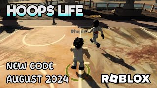 Roblox Hoops Life New Code August 2024 [upl. by Goldsmith]