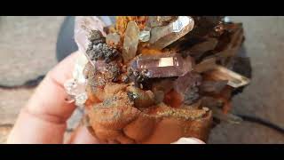 FLUORAPATITEQUARTZSIDERITEETC healing minerals crystals gems [upl. by Hosbein]