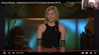 Aurora  Awakening LiveHamar Norway 2014 Reaction aurora music [upl. by Raveaux]