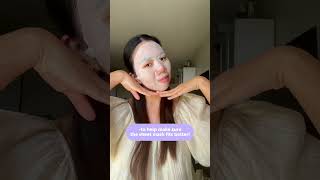 COMMON SHEET MASK MISTAKES✨and what not to do✨ myfacetory skincaretips sheetmasks [upl. by Boak627]