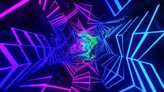 Abstract Background Video 4k Metallic Color Changing Tunnel VJ LOOP NEON Satisfying Calm Wallpaper [upl. by Raffaj]