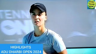 ANHELINA KALININALIUDMILA SAMSONOVAHIGHLIGHTS ADU DHABI OPEN 2024 [upl. by Anu]