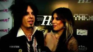 Kat Von D amp Nikki Sixx Interview [upl. by Nodnart701]