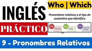 Pronombres relativos en inglés WHO WHICH THAT Explicación y ejemplos Clausulas Relativas 9 [upl. by Lanae]