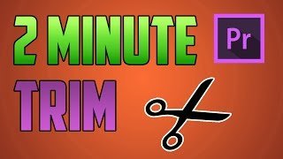 Premiere Pro CC  How to Trim and Cut Video with Shortcuts [upl. by Ynamrej]