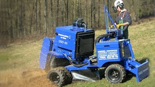 Baumstumpf entfernen  WurzelfräseBedienung [upl. by Nosnar]