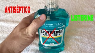 ✅ Cómo usar el antiséptico Listerine Cool Mint 🔴 [upl. by Gmur404]