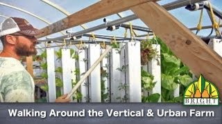 Opening the Vertical Aquaponic and Urban Farm in the Morning [upl. by Lonnie]