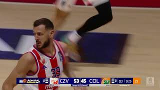 AdmiralBet ABA League 202425 HL Round 7 Crvena zvezda Meridianbet  Cedevita Olimpija 4112024 [upl. by Hpejsoj]