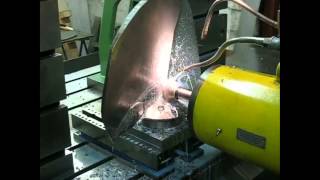 WOTAN RAPID 1 CNC KAPLAN RUNNER BLADE MILLING [upl. by Llemor]