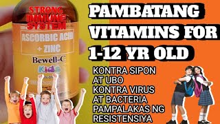 BEWELL C Kids Vitamin C Plus Zinc Syrup 120ml  Vitamins C syrup panlaban sa ubo sipon at trangkaso [upl. by Aila]