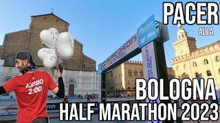 Pacer alla Mezza Maratona di Bologna 2023 [upl. by Bekki]