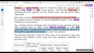 Decision Tree Analysis Revision 1 [upl. by Tinaret992]