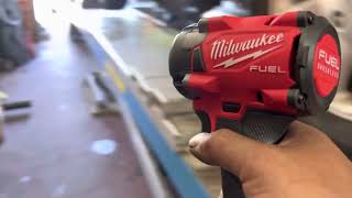 Milwaukee 285420 38 stubby impact wrench [upl. by Haik]