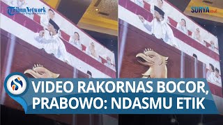 quotNDASMU ETIKquot Sambutan Prabowo yang Bocor dari Rakornas Tertutup Gerindra [upl. by Mij]