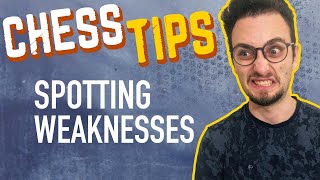 Chess Tips Spotting Weaknesses [upl. by Bores]