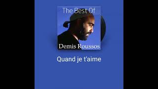 Demis Roussos Quand je taime 1992 [upl. by Apilef]