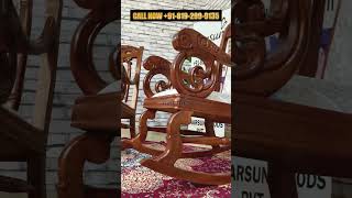 Rocking Chair Design shorts reels furniture teakwoodfurniture woodenchair [upl. by Atekram]