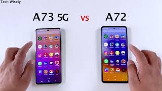 SAMSUNG A73 vs A72  SPEED TEST [upl. by Lederer]