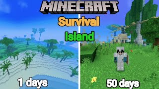 I Survived 100 Days on a Deserted Island in Minecraft [upl. by Atteragram234]