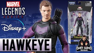 Marvel Legends Hawkeye Clint Barton Disney Plus Infinity Ultron BAF Wave Review [upl. by Anitniuq776]