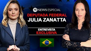 EXCLUSIVO Entrevista com a Deputada Federal Julia Zanatta [upl. by Ikin333]