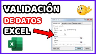 👁️‍🗨️📈Cómo VALIDAR DATOS en Excel 2024 Fácil y Rápido [upl. by Maria857]