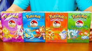 POKEMON TRADING CARD GAME BASE SET DECKS UNBOXING 1999 [upl. by Tacklind]