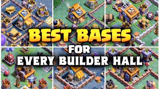 Best Bases For Every Builder hall in Coc 2024  With Link 2024 [upl. by Engelbert317]