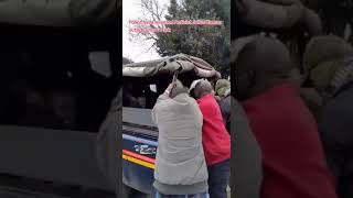 Anti riot and plain clothes officers arrest activist Julius Kamau after he tried to access Uhuru par [upl. by Krongold]