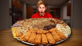 The Worlds BIGGEST Chinese Food Platter Challenge [upl. by Sauveur746]