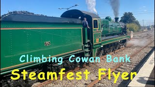 Steamfest Flyer  Steam Locomotive 3526 climbs Cowan Bank Unassisted [upl. by Delwyn560]