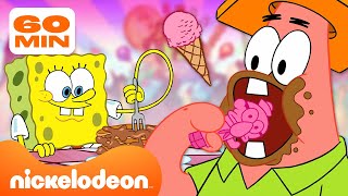 Bob lÉponge  80 MINUTES des Meilleurs Desserts à Bikini Bottom  🍦  Nickelodeon France [upl. by Annohsed39]