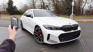 2024 BMW M340i Start Up Exhaust Walkaround Test Drive and Review [upl. by Idnat]