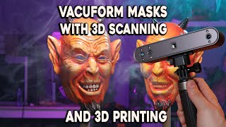 Revopoint POP 3 Plus  3D Scanning a Monster Mask [upl. by Velma]