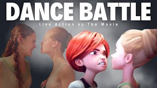 THE DANCE BATTLE from Leap Ballerina Movie Live Action vs Animation💥🔥 [upl. by Colligan]