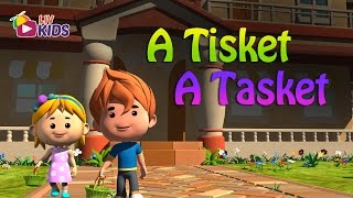 A Tisket A Tasket with Lyrics LIV Kids Nursery Rhymes and Songs  HD [upl. by Stiruc]