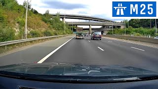 M25 London Orbital Motorway  J19 Watford A41 to J21 amp J21a St Albans M1A405 [upl. by Ahsener712]