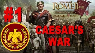 Rome 2  Caesar in Gaul Campaign 1 [upl. by Philis]