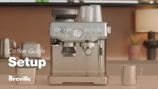 The Barista Express®  Set up your machine to make baristaquality coffee at home  Breville USA [upl. by Neenad863]