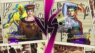 Jojo ASBR What if Josuke 8 vs Rohan [upl. by Kyred]