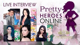 Pretty Heroes Online Interview with American Sailor Moon Cast [upl. by Atekin]