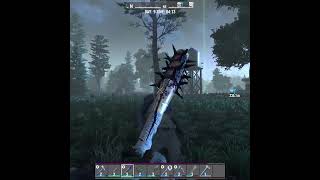 Baseball Bat Vs Wandering Horde  7 Days To Die shorts 7daystodie [upl. by Ahso]