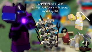 All Age Solo with All 3 God Towers Evolution Evade [upl. by Ohl]