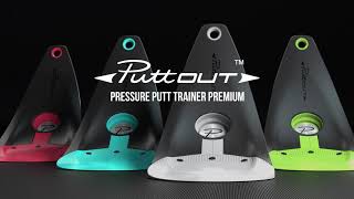 PuttOUT Premium Pressure Putt Trainer FEATURES [upl. by Eniamat975]