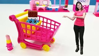 Ayşe Shopkins Mini Marketi kuruyor Kız oyunu [upl. by Hajan880]