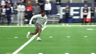 Scenes from Jahan Dotson Pro Day former Penn State football receiver [upl. by Ahsinelg]