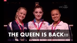 Aliya Mustafina 2019 Birmingham World Cup AllAround Final [upl. by Leisam]