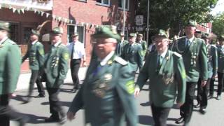 Schützenfest in Holdorf 2016 Montag Umzug [upl. by Nerehs]